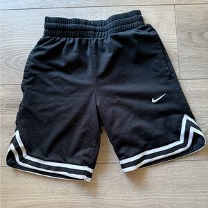 Nike Black Basketball Shorts with White Trim